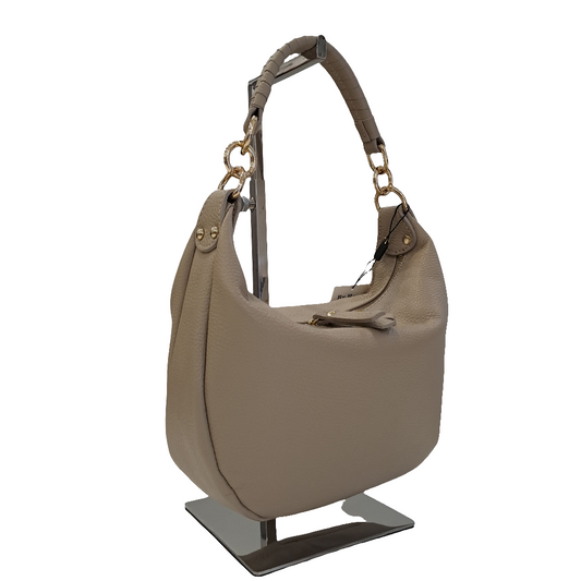 Borsa Alisso tortora a spalla&tracolla