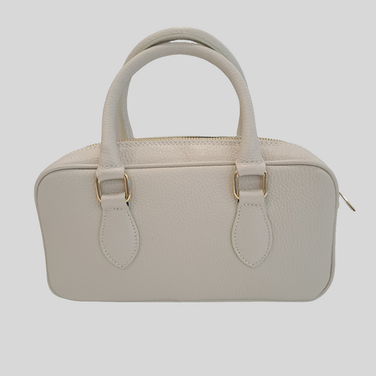 118014 Borsa Alice beige double face a mano&spalla