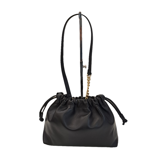 118013 Borsa Aconito nera a mano&spalla