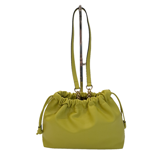 118012 Borsa Aconito verde acido a mano&spalla