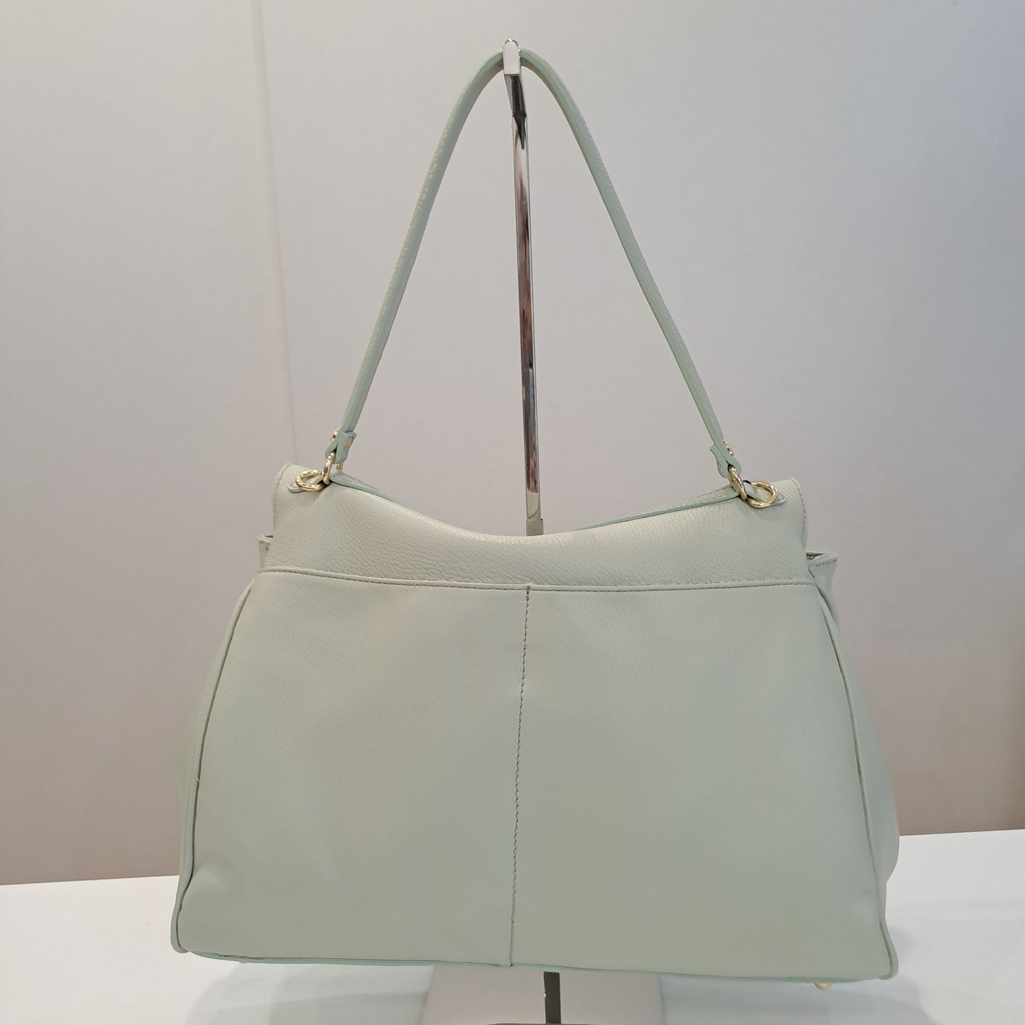 114210 Borsa altea latte menta a spalla&tracolla
