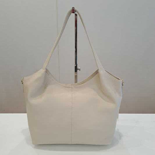 Borsa Amelia beige a spalla&tracolla