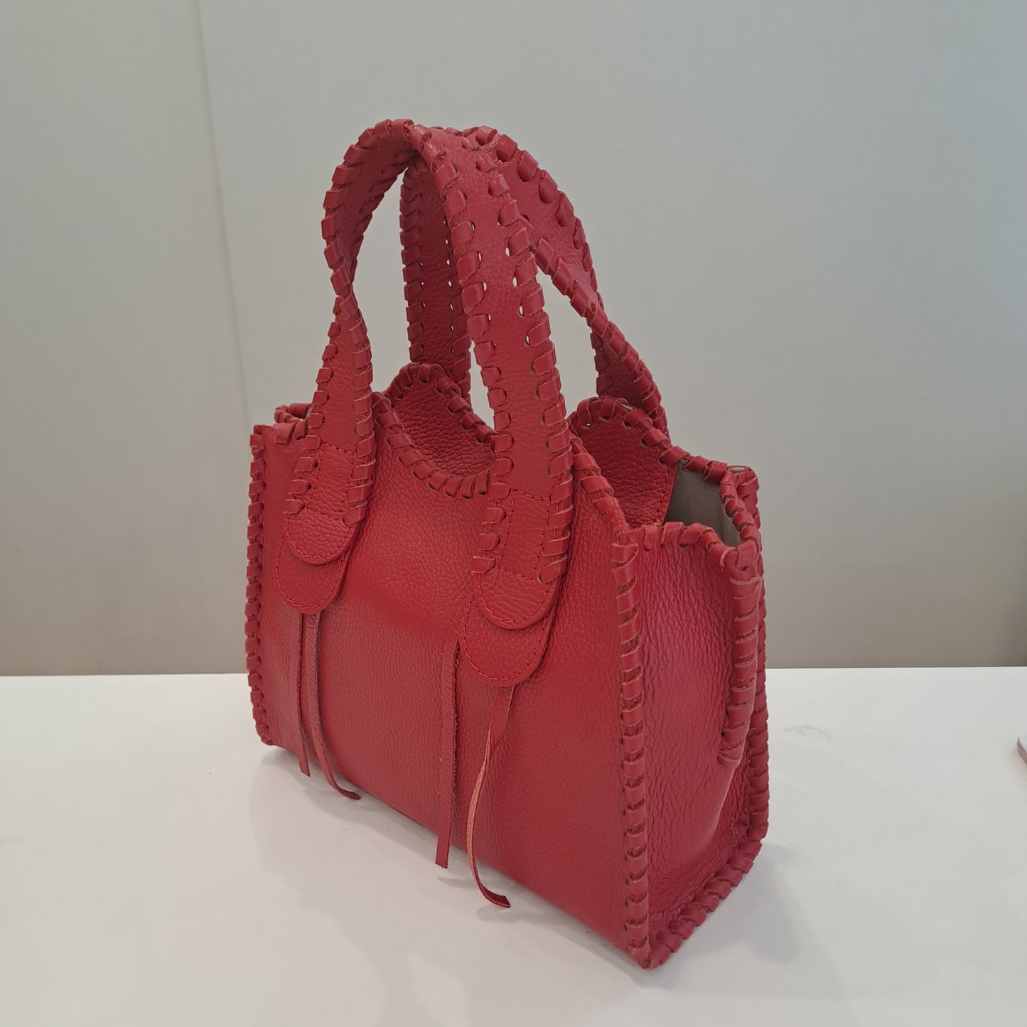 borsa Cagliari rossa a mano&spalla