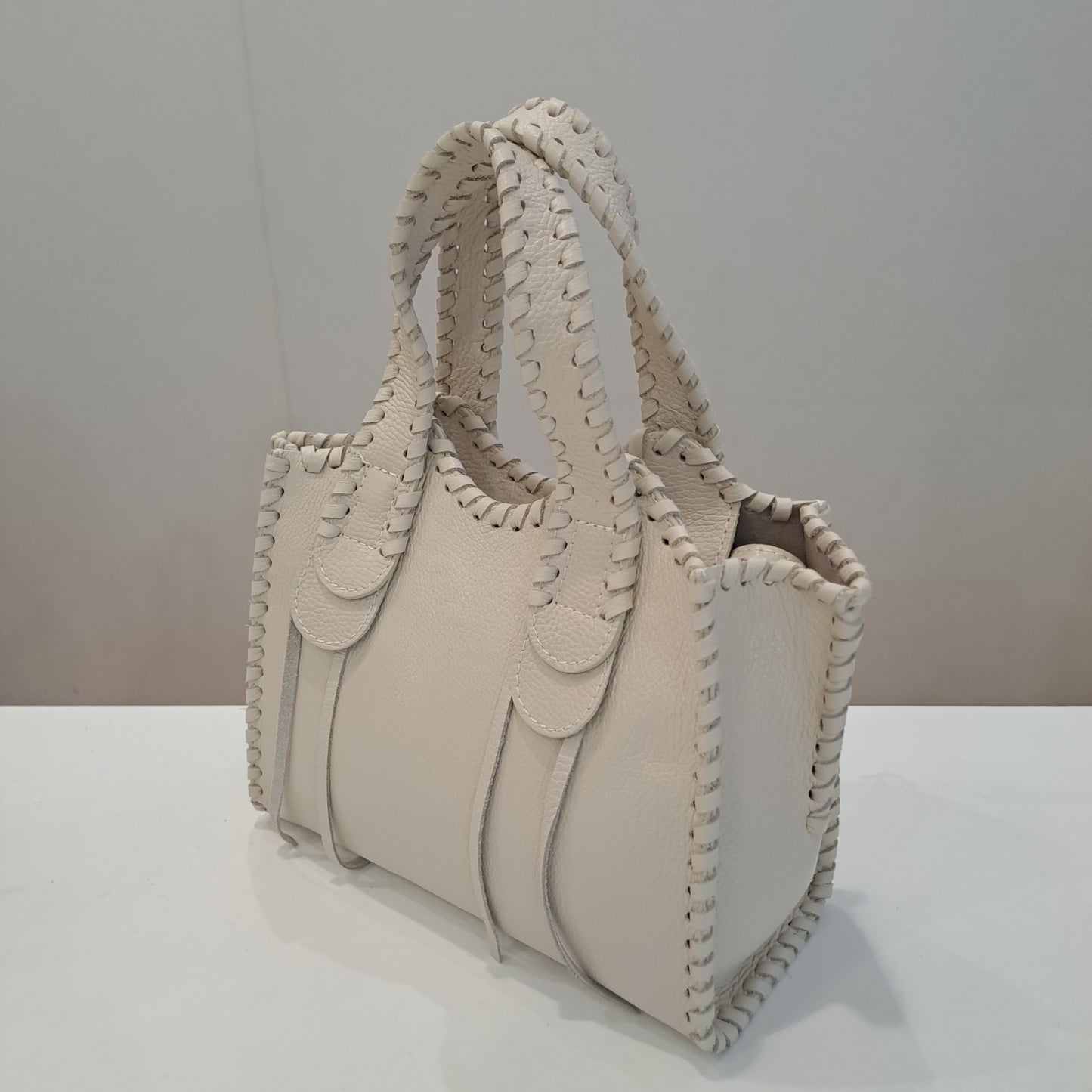 Borsa Cagliari beige a mano&spalla