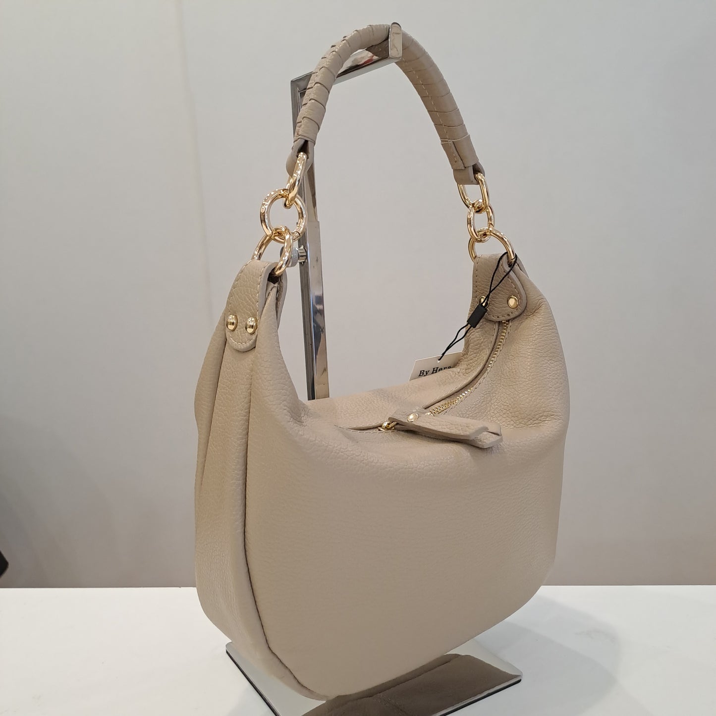 Borsa Alisso tortora a spalla&tracolla