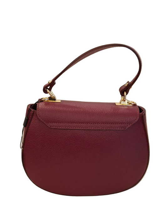 111910 Borsa kayla bordeux a mano&tracolla