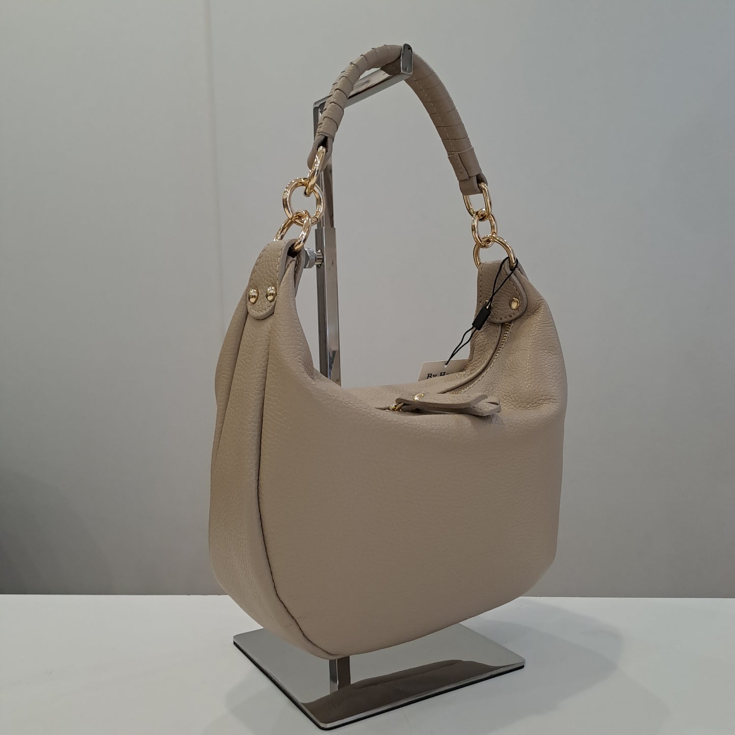 Borsa Alisso tortora a spalla&tracolla