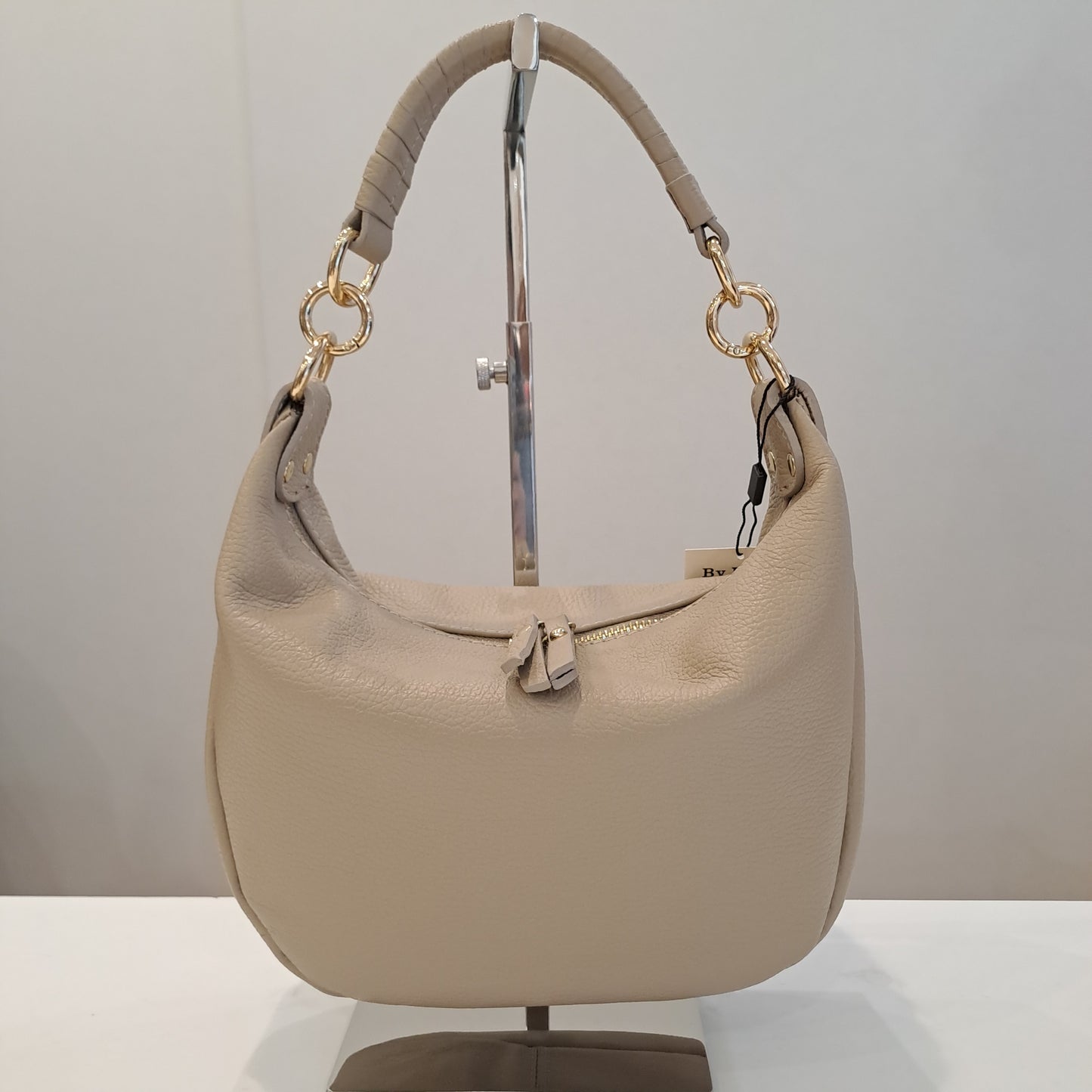 Borsa Alisso tortora a spalla&tracolla