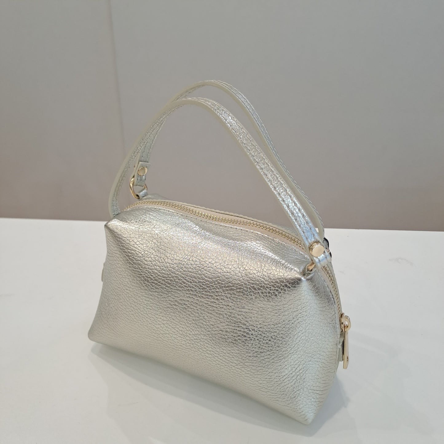 Borsa calendula oro chiaro a tracolla