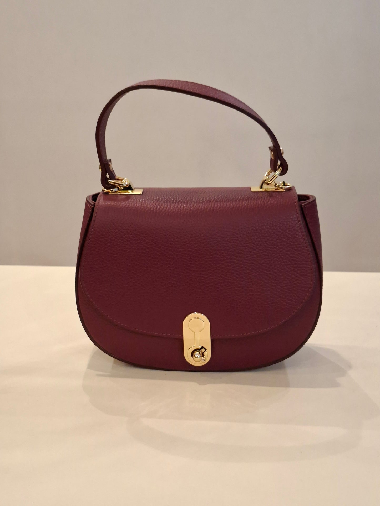 111910 Borsa kayla bordeux a mano&tracolla