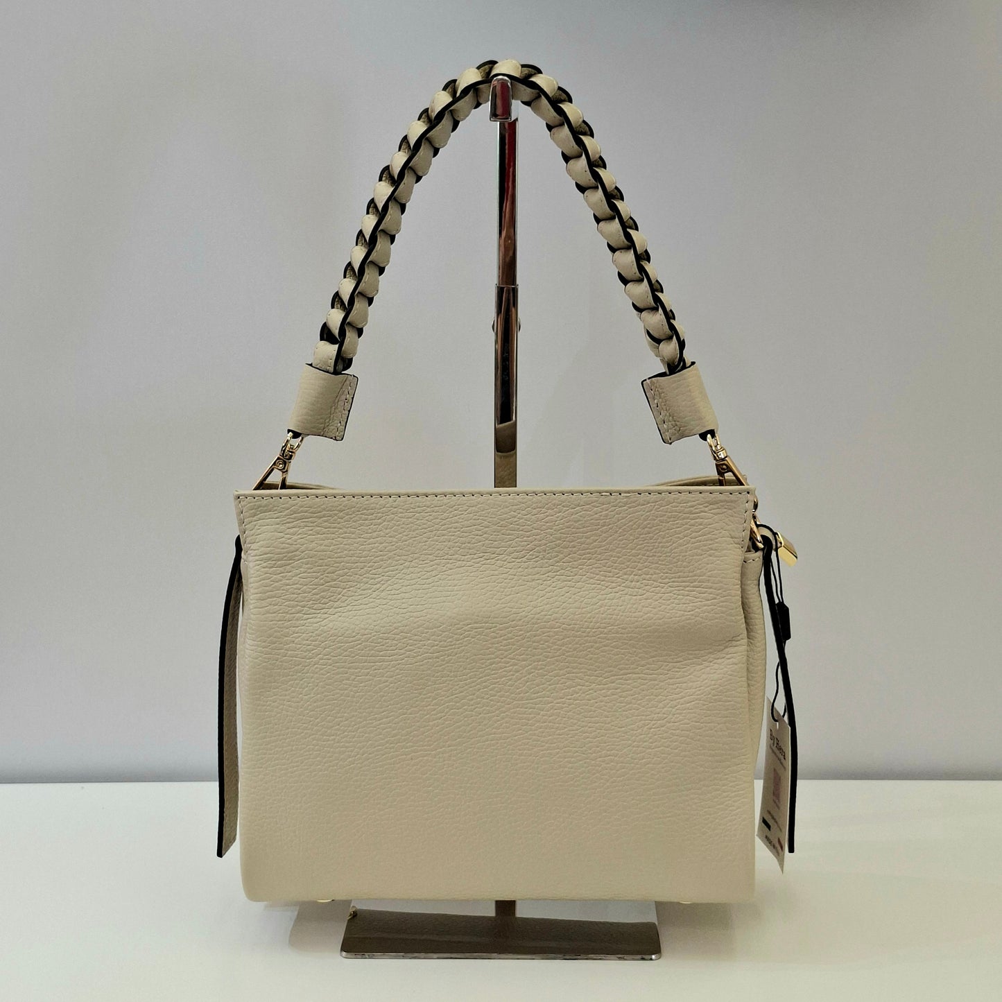 101231 Borsa Burano beige a spalla&tracolla