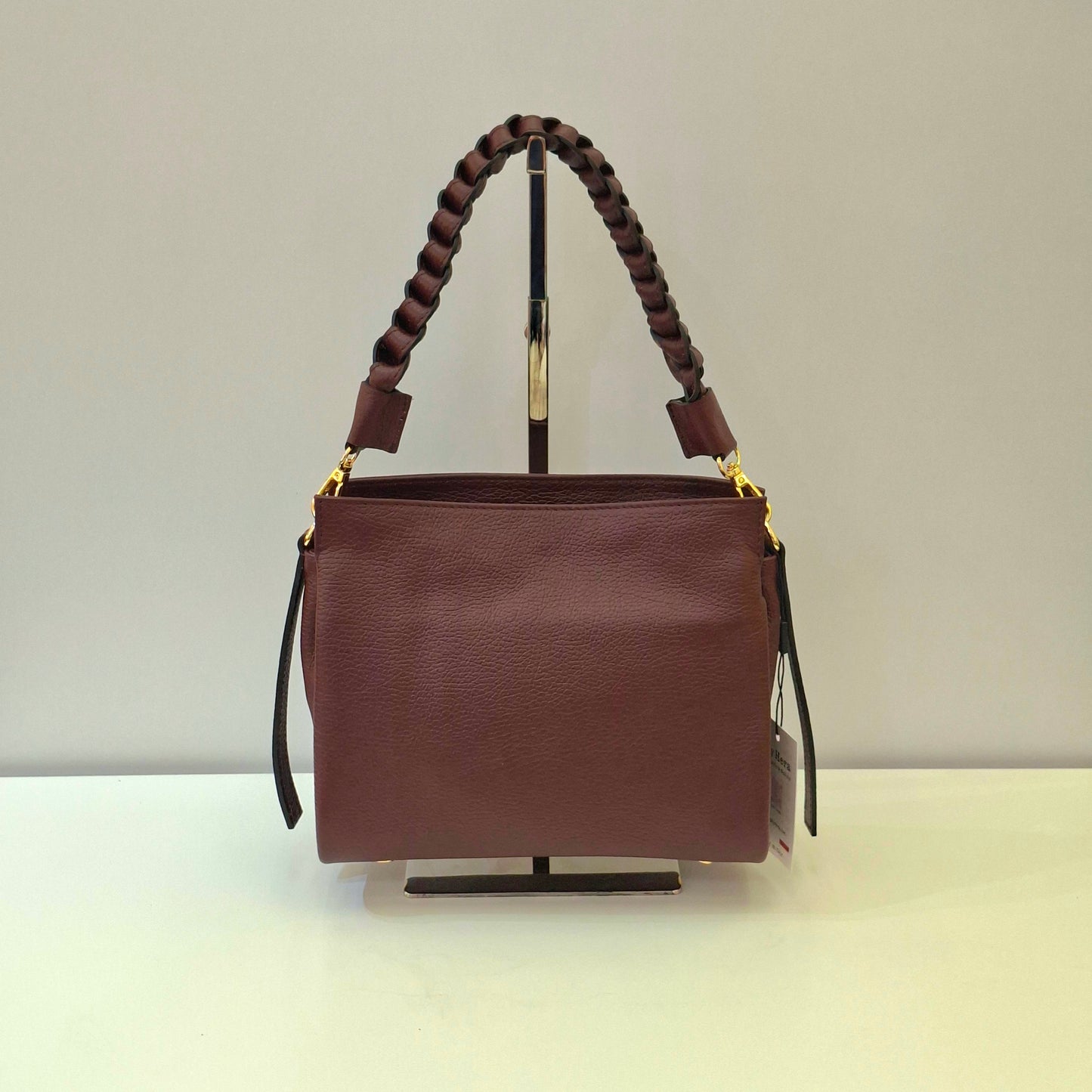 101231Borsa Burano bordeux a spalla&tracolla