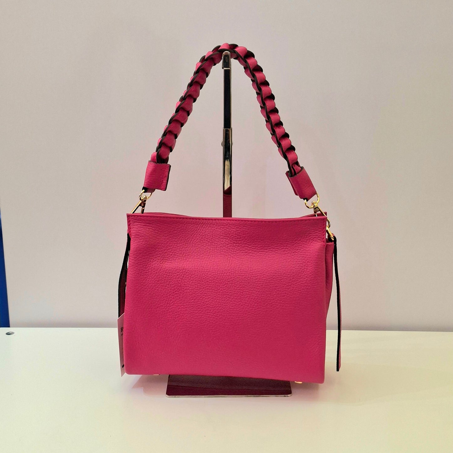 101231Borsa Burano fucsia a spalla&tracolla